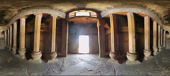 Panorama, looking towards the outside