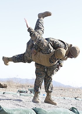 Marines à l’entraînement lors d'un exercice en Corée en 2014