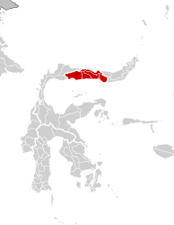 Provincia di Gorontalo – Mappa