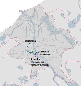 Parcours de la ligne 9.