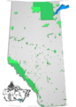 National and provincial parks of AB