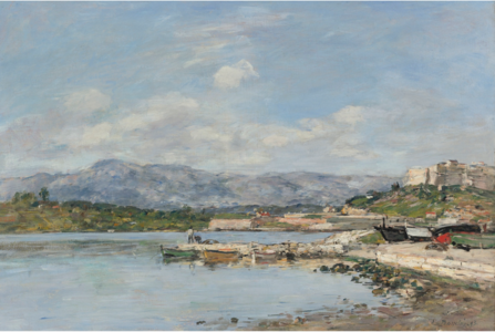 Antibes, le Fort carré, 1893, Collection privée, vente 2011.