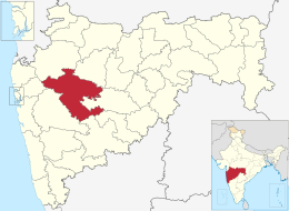 Distretto di Ahmednagar – Mappa