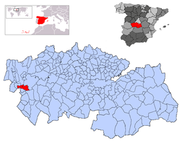 Alcolea de Tajo – Mappa