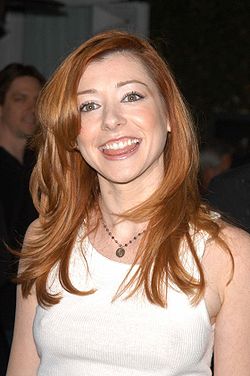 Alyson Hannigan, l'actrice interprétant Willow, en avril 2003.