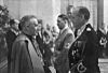 Cesare Orsenigo with Hitler and von Ribbentrop