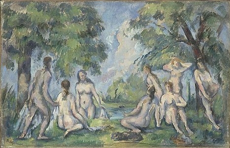 Paul Cézanne, Baigneuses, 1895.