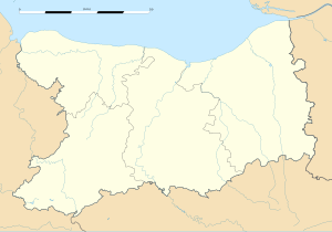 滨海维耶维尔在卡尔瓦多斯省的位置