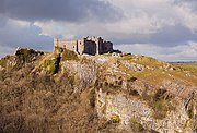 Castle's cliff as we move upward