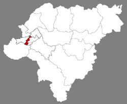 Location of Nan'gang in Harbin