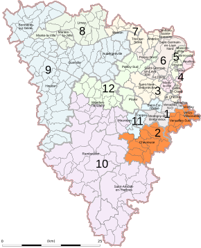 Carte de la circonscription