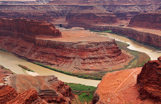 La rivière du Colorado vue depuis le Dead Horse Point