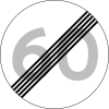 C56: End of local speed limit