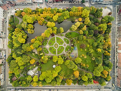 St Stephen's Green, by Dronepicr (edited by King of Hearts)