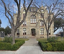 Courthouse rear, west elevation (2015)