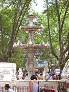 Plaza Matriz o Plaza de la Constitución en Montevideo, Uruguay