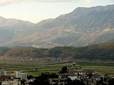 Çajupi-Pass von Gjirokastra gesehen