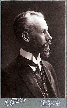 A portrait of Nils Gustaf Lagerheim