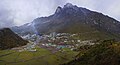 Khumjung village and Mount Khumbila