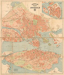 Детальный план Стокгольма, 1897 г.