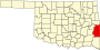 LeFlore County map