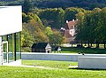 View from the Moesgård Museum across the Moesgård estate.