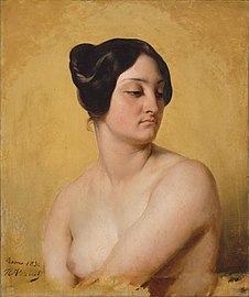 Olympe Pélissier was a French artists' model and the second wife of the Italian composer Gioachino Rossini.