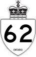 Highway 62 marker