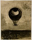 Olho-balão, litografia a Edgar Allan Poe, 1882