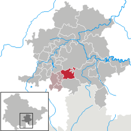 Tidigare läge av kommunen Reichmannsdorf i Landkreis Saalfeld-Rudolstadt