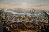The siege of united Christian forces in Buda, 1686, by Frans Geffels