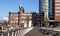 Rotterdam, former office building Holland America Line from the bridge (Rijnhavenbrug)