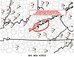 SPC Mesoscale Discussion #2014: Park City–Cave City–Horse Cave, Kentucky EF2 tornado