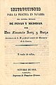 Manual para la aplicación en Navarra del sistema métrico decimal (1852)