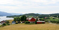 View of Seierstad on Jøa island