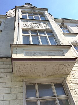 [Detail of the bay window