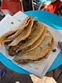 Tacos de canasta (cuits à la vapeur).