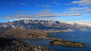 The Remarkables from Queenstown