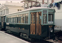 Tram 427 (a 2nd series “Stanga”) at Railways Museum of Trieste Campo Marzio