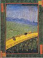Japonaiserie: Bridge in the Rain (after Hiroshige), by Vincent van Gogh, 1887, Van Gogh Museum, Amsterdam (F372)