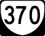 State Route 370 marker