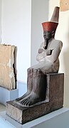 Sandstone statue of Mentuhotep II; 11th Dynasty, c. 2060–2009 BCE, Egyptian Museum, Cairo