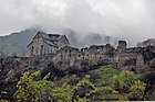 Fortress wall and Surb Astvatsatsin, view from the road