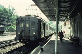 Class Z4100 (Z4143) at Ax les Thermes in 1981