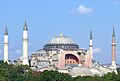 The Hagia Sophia in Istanbul is the most amazing form of Byzantine architecture on a massive scale.