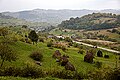 Der Blick auf das Dorf, von Bogdan Vodă kommend