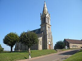 The church in Chazilly