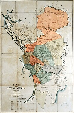 Novaliches as part of Caloocan, 1942, still fully intact with its territory as a municipality until 1948