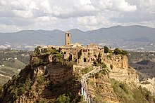 Civita di Bagnoregio in the Province of Viterbo was the location of LPS' postcard.