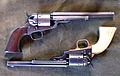 Top: Navy 51 .38 Conversion, below Colt Model 1871-72 Open Top